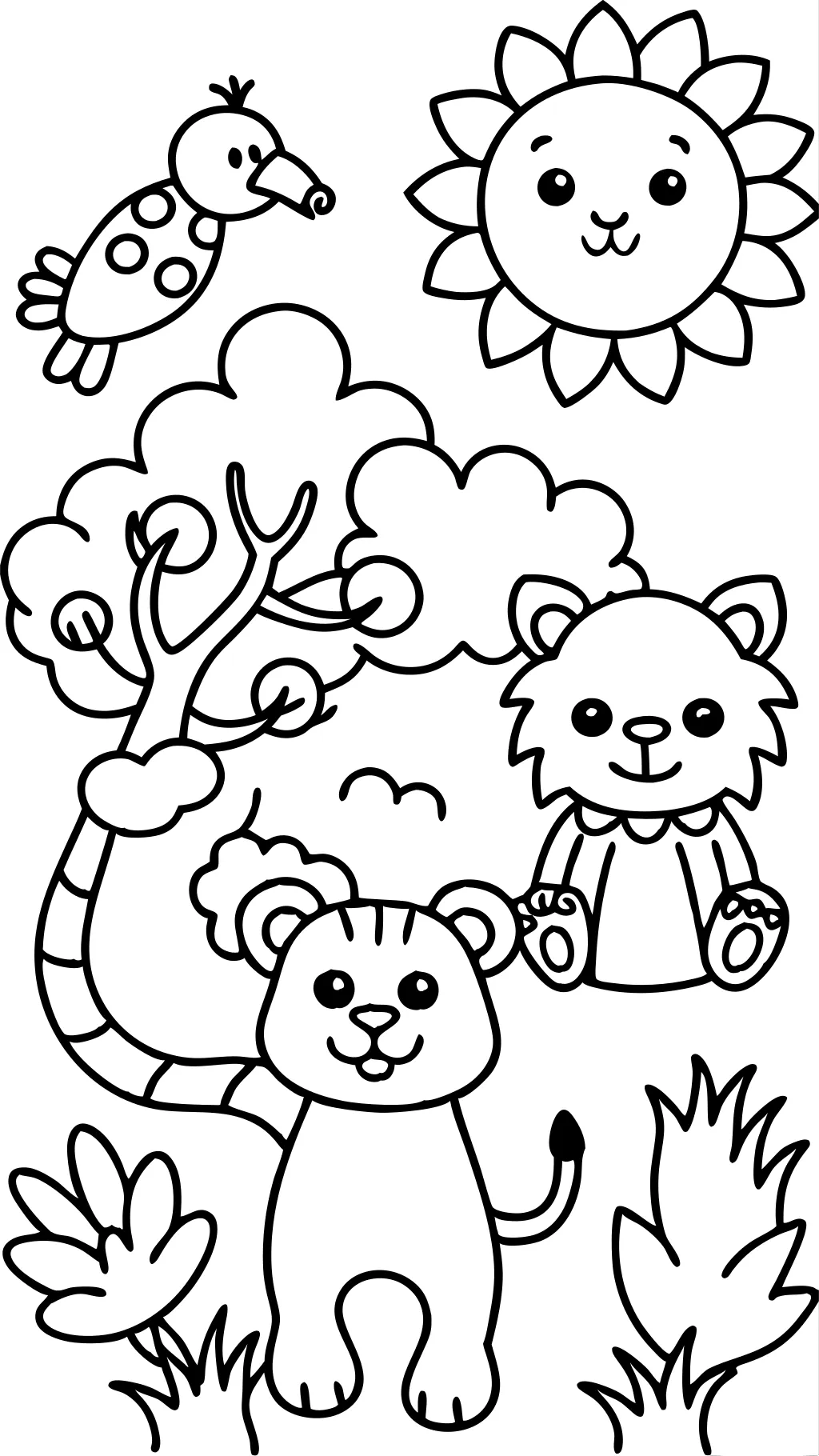 preschool coloring pages